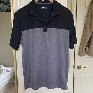 Bolle Men's Polo Shirt in Black and Gray